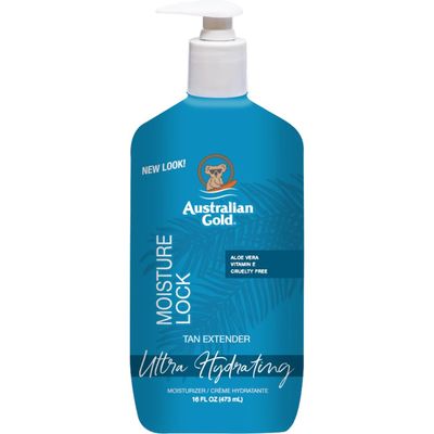 Australian Gold Moist Lock Tan Extender 16 Ounce Pump (Pack of 2)