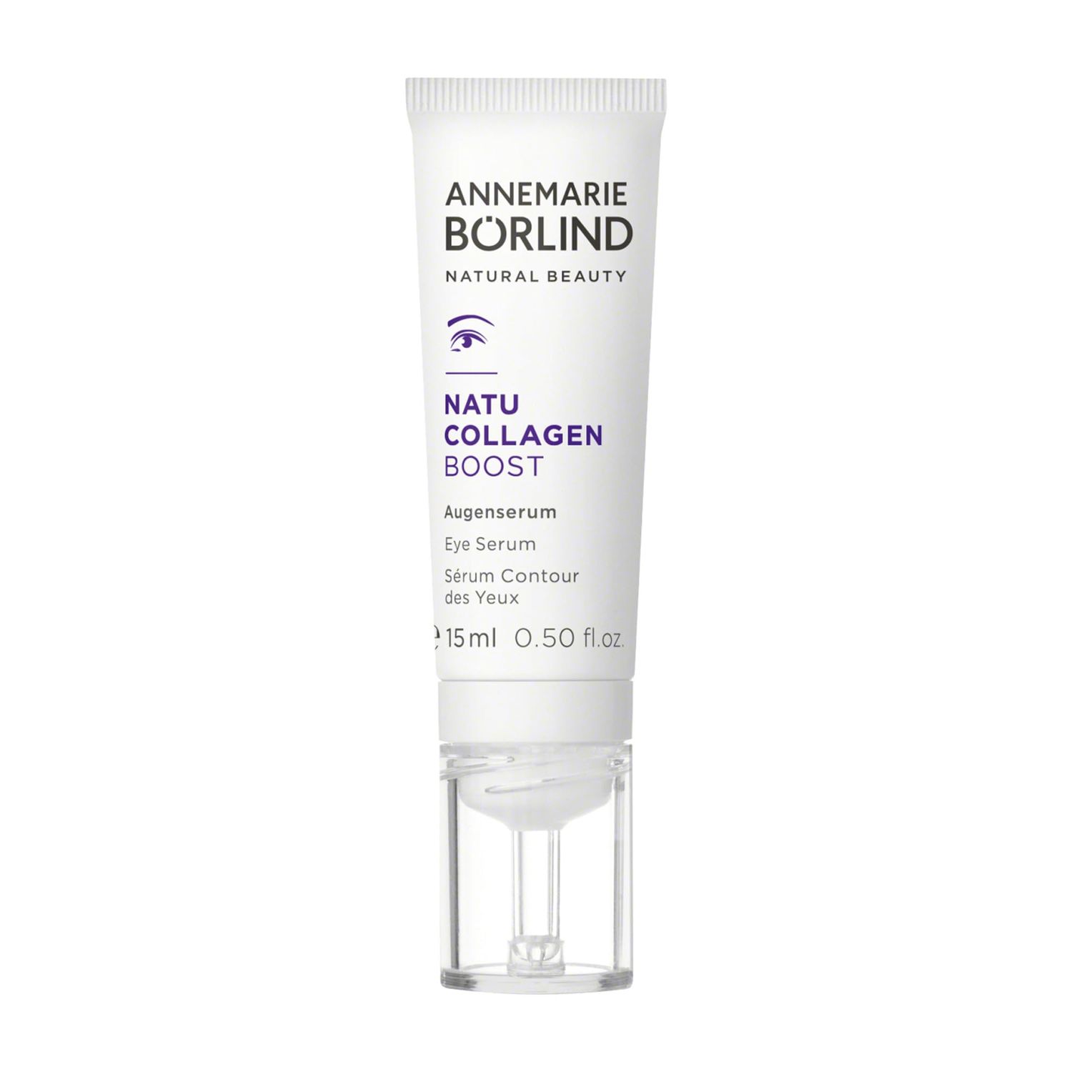 ANNEMARIE BRLIND - NATU COLLAGEN Eye Serum - firming, refreshing and radiant eye care, with botanical collagen and plant-based protein, under eye serum, 0.50 Fl. Oz.