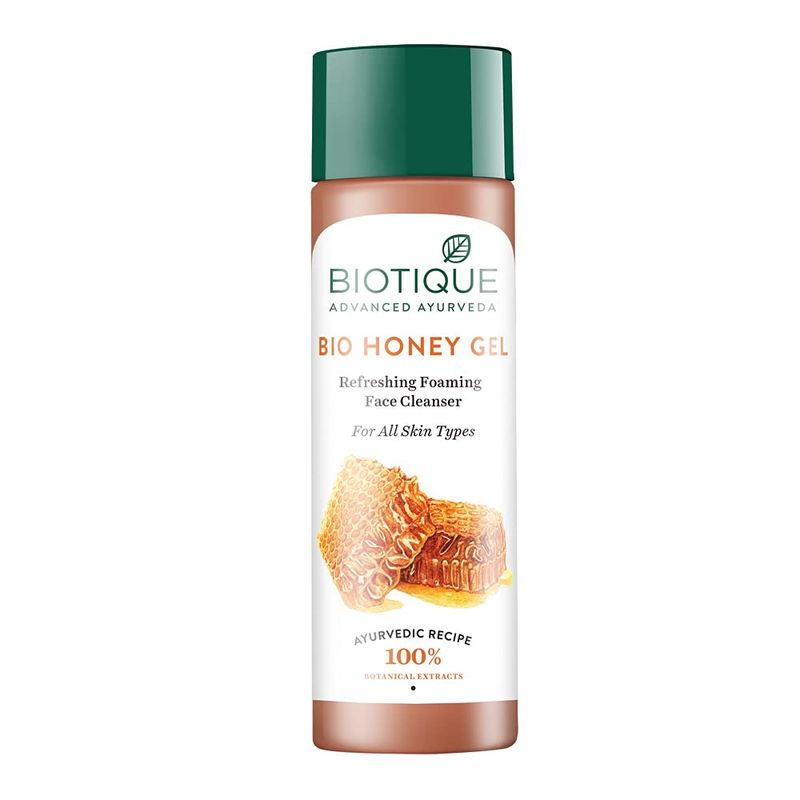 Biotique Bio Honey Gel Refreshing Foaming Face Cleanser, 120 ml/4.05Fl.Oz.