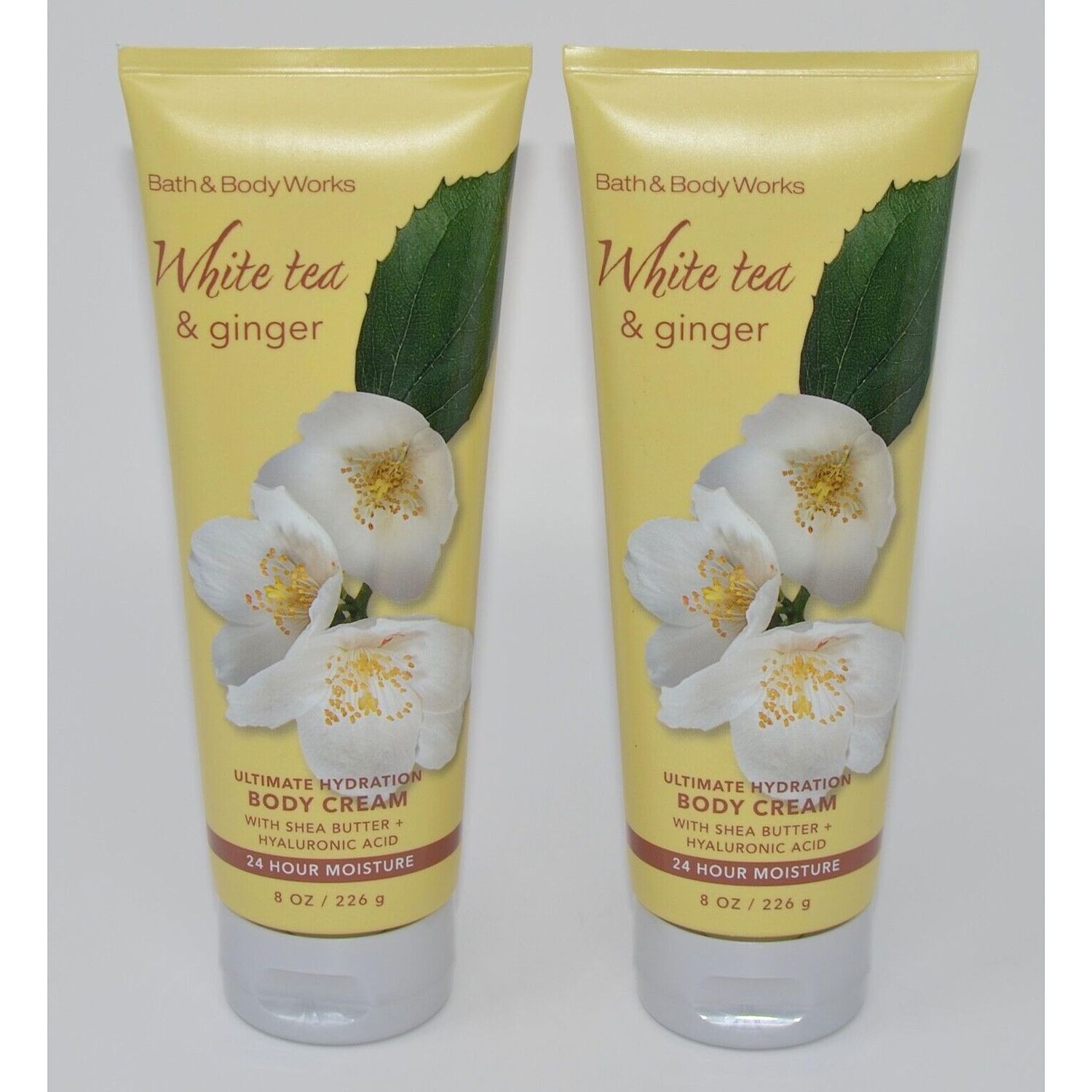 Bath &amp; Body Works Ultimate Hydration Body Cream Pack of 2 (White Tea Ginger),8.0 fluid_ounces