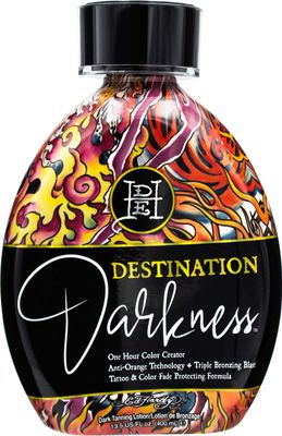 Ed Hardy Tanning Destination Darkness - One Hour Color Creator Anti-Orange Dark Tanning Lotion 13.5 oz.