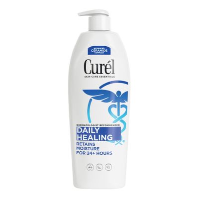 Curl Daily Healing Body Lotion for Dry Skin, Repairs Dry Skin and Retains Moisture, Body and Hand Lotion, 20 Ounce, with Advanced Ceramides Complex