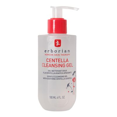 Erborian - Cleansing Gel - Gentle Daily Facial with Soothing Centella Asiatica Extract - Purifying, Detoxifying &amp; Moisturizing Face Cleanser Removes Impurities - Korean Skincare - 6 fl. oz
