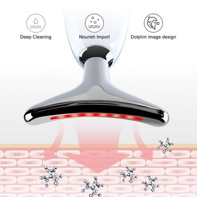 Face and Neck Massager7 Color Multifunctional Facial Skin Care Tools, Led Face and Neck Beauty Device for Home Use