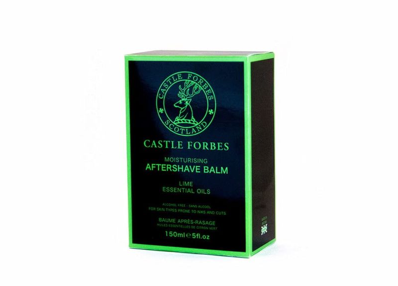 Castle Forbes Lime Aftershave Balm For Men, 5 fl.oz. | Moisturizing After Shave Lotion w/ Essential Oils | Soothing &amp; Refreshing Face Balm | Alcohol Free Post Shave Skincare For All Skin Types