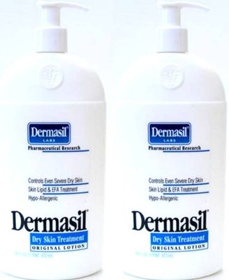 Dermasil Dry Skin Treatment, Original Lotion - 14.5 Oz (Pack of 2)