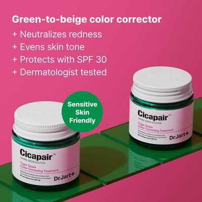 Dr.Jart+ Cicapair Tiger Grass Color Correcting Treatment SPF 30 | cc cream | Korean Skin Care, 0.5 Fl Oz