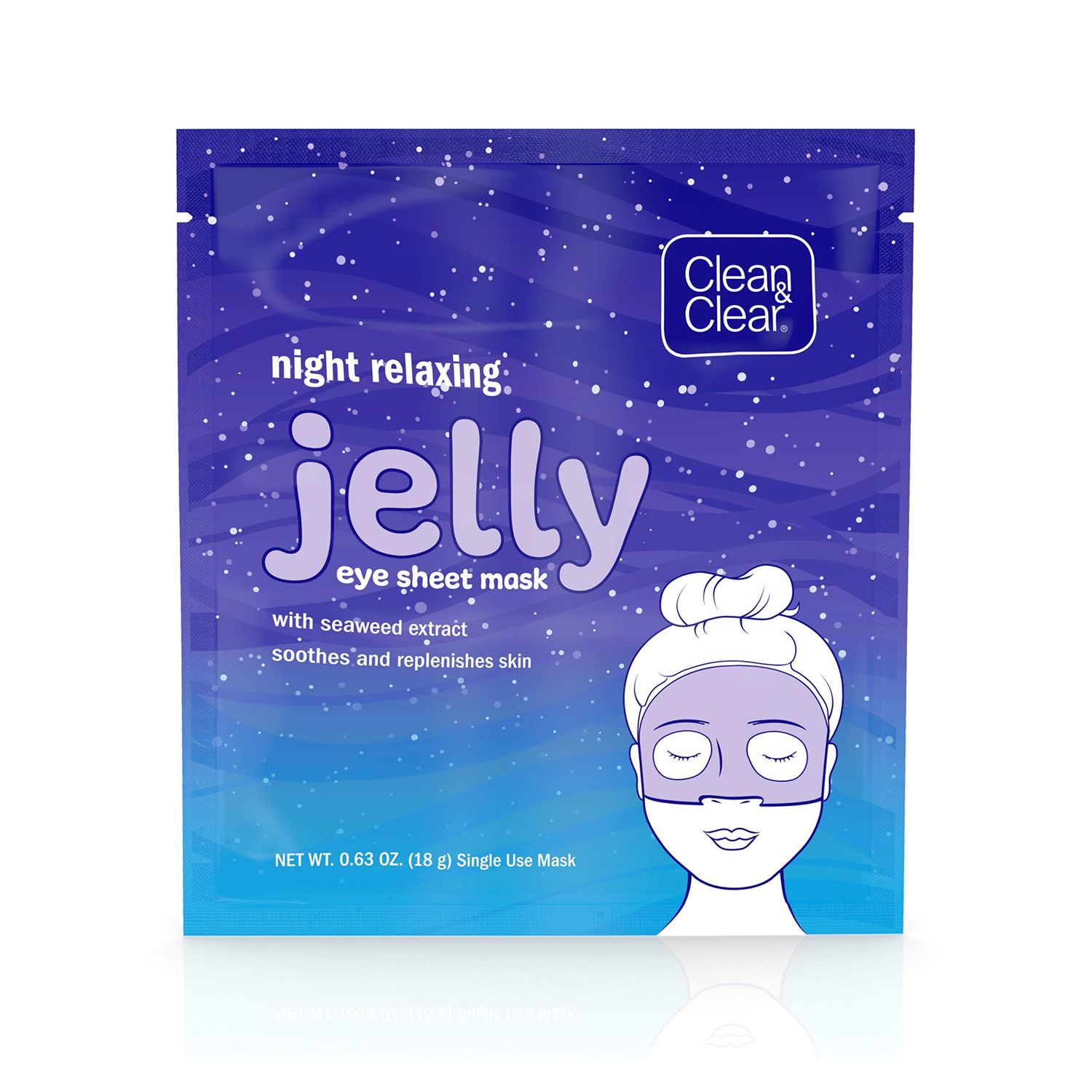 Clean Clear, Sheet Mask Night Relax, 1 Count