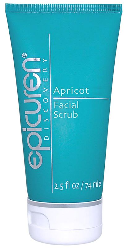 Epicuren Discovery Apricot Facial Scrub, 2.5 Fl Oz Beige with dark brown flecks