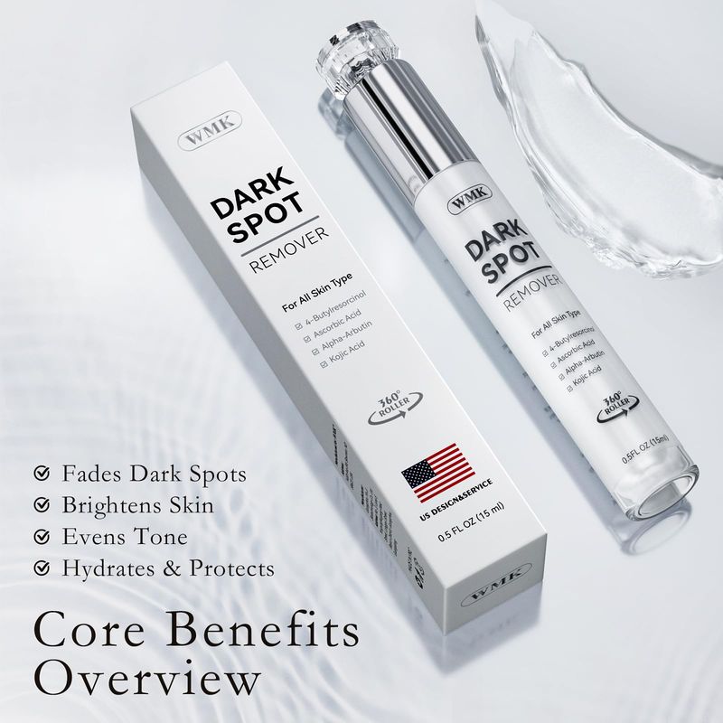 Dark Spot Remover for Face,Facial Dark Spot Remover for Sun Spots Age Spots Brown Spots,Body Dark Spots Remover Skin for Hands Underarm Legs (0.5 Fl Oz)