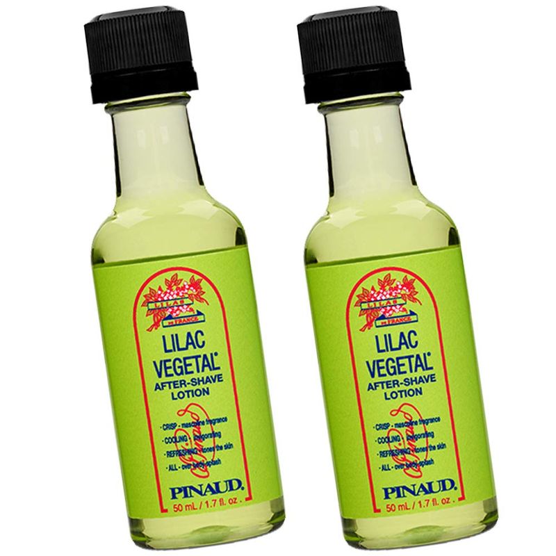 Clubman Lilac Vegetal After Shave Lotion, Instantly Cools, Tones, Refreshes The Skin After Shaving 1.7 fl. Oz x 2 packs