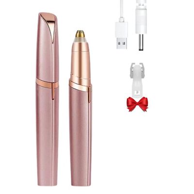 Colordiary Women&#39;s Electric Eyebrow Hair Remover, LED Light, Stainless Steel Blade, Rechargeable, Anti-Allergenic, Multi-Functional, Clean Skin, No Pulling