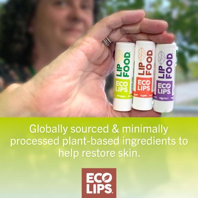 Eco Lips Lip Food - Nutrient Dense &amp; Organic Lip Balm (Nourish, Plump and Protect)