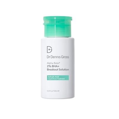 Dr Dennis Gross Alpha Beta 2% BHA+ Breakout Solution, Minimizes Pores, Clear &amp; Prevent Breakouts, 5 Fl Oz