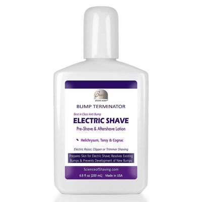 Bump Terminator Pre Electric Shave and Anti Bump Aftershave Lotion | Razor Bumps and Ingrown Hair Treatment | After Shave Bump Treatment &amp; Back Of Head Bumps Remover, 6.8 oz