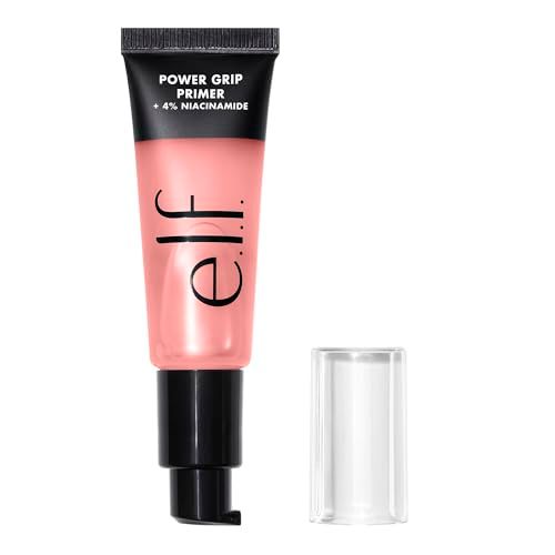 e.l.f. Power Grip Primer + 4% Niacinamide, Gel-Based &amp; Hydrating Face Primer, Evens Skin &amp; Brightens, Grips Makeup, Vegan &amp; Cruelty-Free, 0.8 Fl Oz