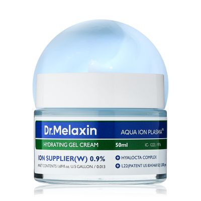 Dr.Melaxin Aqua Ion Plasma Hydrating Gel Cream for Dry &amp; Sensitive Skin, Facial Moisturizing, Korean Skincare 50ml, 1.69 fl.oz