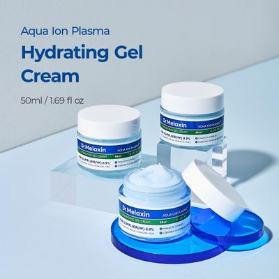 Dr.Melaxin Aqua Ion Plasma Hydrating Gel Cream for Dry &amp; Sensitive Skin, Facial Moisturizing, Korean Skincare 50ml, 1.69 fl.oz