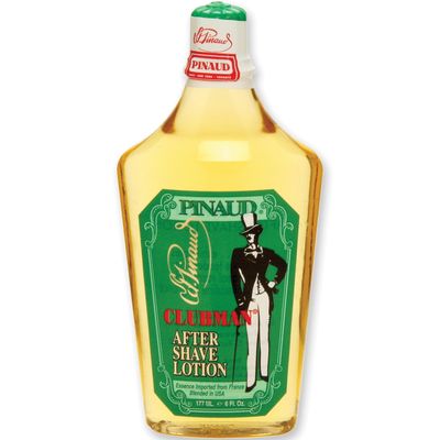 Clubman Pinaud After Shave Lotion, Classic Mens Aftershave, Cools, Soothes, &amp; Refreshes Skin with Signature Masculine Scent, 6 fl oz, 1-pack
