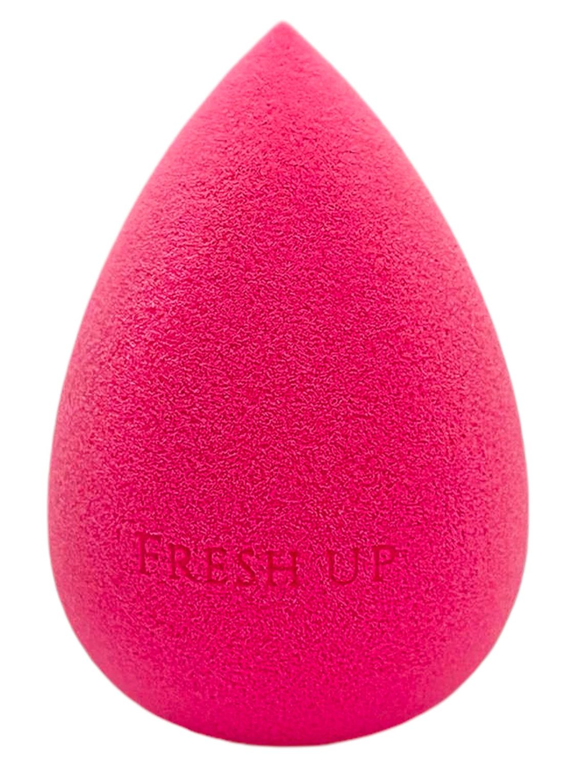 Fresh up - Original-Pink - Beauty-Blender - Makeup-Sponge - Super-Soft - Foundation-Sponge, Powders, Blush Creams, Reusable, Washable, Streak Free Application, Vegan, Latex Free (Pack of 1)