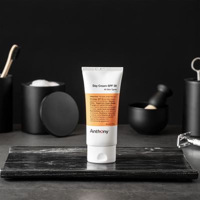 Anthony Day Cream SPF 30 Mens Face Moisturizer with Sunscreen - Anti-aging Face Lotion and Broad-Spectrum Sunblock - Lightweight, Non-Comedogenic Formula for All Skin Types - 3 Fl Oz