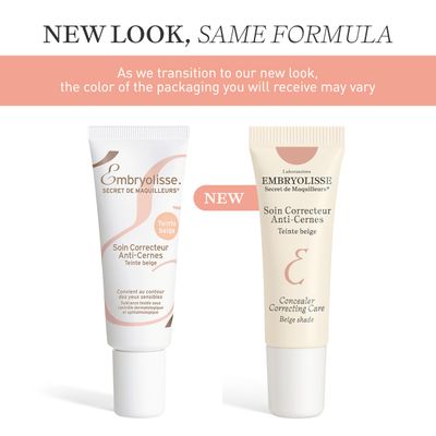 Embryolisse Makeup Concealer &amp; Skincare. Instantly Conceals Dark Circles &amp; Puffiness and Unifies the Skin Tone. With Vitamin B3 &amp; E and Anti-aging Active Ingredients, 0.27 fl.oz. - Beige Shade