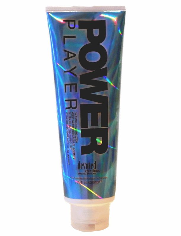 Devoted Creations Power Player Bronzing Tanning Lotion, 9 oz.