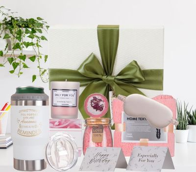 Gifts for Women, Birthday Gifts for Women Spa Gifts Baskets for Girl Bubble Bath and Body Gifts Set for Women Unique Gift Ideas for Mom Her Female Sister Mother Teacher