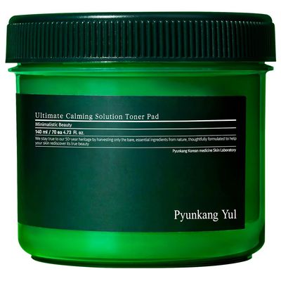 [PKY] Pyunkang Yul Ultimate Calming Solution Toner Pad for Sensitive Skin with Patented Ingredients, Intensely Calms &amp; Soothes Rednes with CICA &amp; Tea Tree, Korean Skincare (70 Pads)