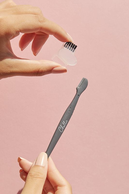 Chella Eyebrow Razor, Brow Razor with Eyebrow Brush and Comb, Pack of 2