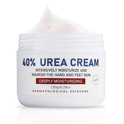 BERVEAL Urea Cream, 40 percent Foot Care Lotion for Cracked Heels,Cracked Heels, Ultra,Rough, Dry, Calloused Feet,Softening Rough skin on feet 5.29 fl.oz for All Skin