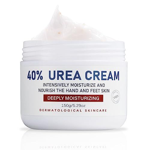 BERVEAL Urea Cream, 40 percent Foot Care Lotion for Cracked Heels,Cracked Heels, Ultra,Rough, Dry, Calloused Feet,Softening Rough skin on feet 5.29 fl.oz for All Skin