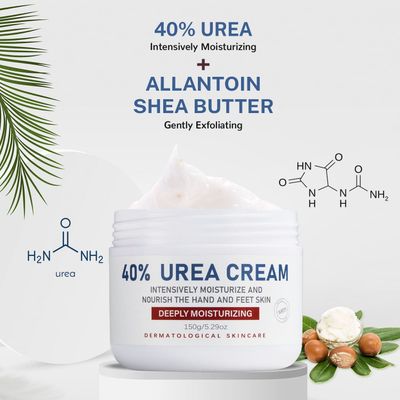 BERVEAL Urea Cream, 40 percent Foot Care Lotion for Cracked Heels,Cracked Heels, Ultra,Rough, Dry, Calloused Feet,Softening Rough skin on feet 5.29 fl.oz for All Skin