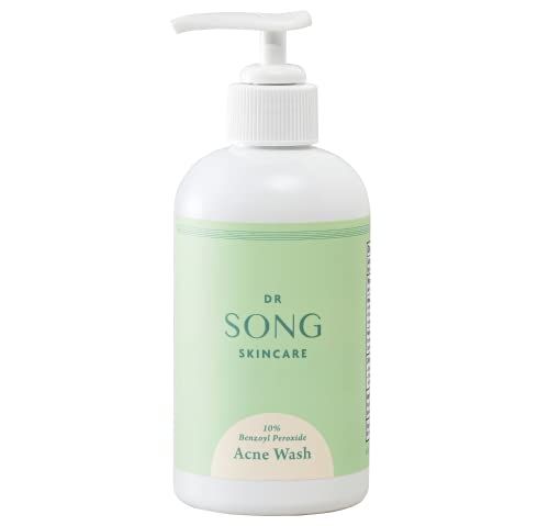 Dr Song Benzoyl Peroxide Wash 10% Acne Treatment: Acne Face Wash &amp; Body Wash (8 Fl Oz (Pack of 1))
