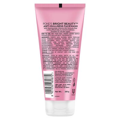 FXXXCUWUU POND'S Ponds Bright Beauty Spotless Glow Facewash With Vitamin B3, Pack of 1