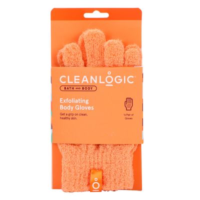 Clean Logic Stretch Bath &amp; Shower Gloves, (1 Pack)