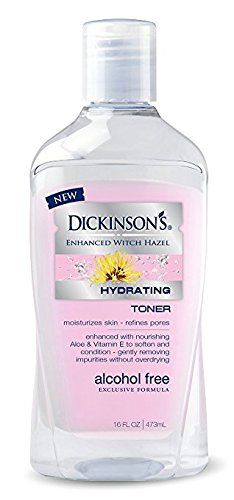 Dickinson&#39;s Enhanced Witch Hazel Alcohol Free Hydrating Toner, 16 Fluid Ounce (Pack of 6)