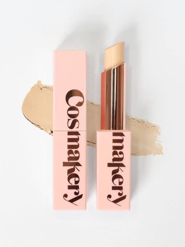 Cosmakery Contour Stick - Makeup Sculpting Stick for Face Shaping, Highlighting and Concealing - Diverse Skin Types - Cruelty-Free - Paraben-Free (Light)
