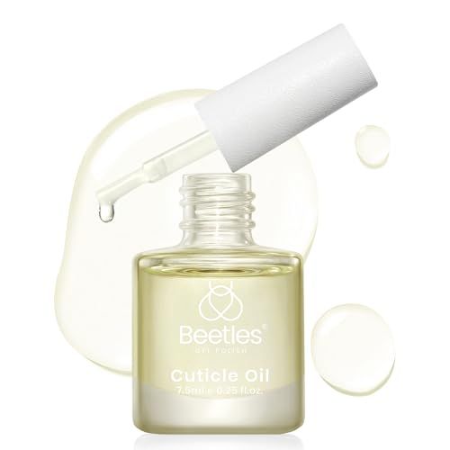 Beetles 7.5ml Cuticle Oil Nail Oil Cuticle Oil Care for Nail, Damaged Cuticles, Stronger Nails Spa and Hand Manicure Essentials for Repaired Thin Nails DIY Home Nail for Women
