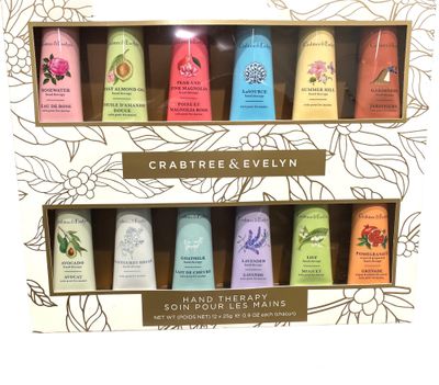 Crabtree &amp; Evelyn Hand Therapy 12 Pack (.9 oz Each) Nantucket, Summer Hill &amp; More