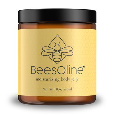 BeesOline Multi-Purpose Natural &amp; Organic Moisturizer-PETROLEUM FREE, Soothes dry cracked itchy skin, protectant beeswax, promotes healing, reduces stretch marks, tattoo aftercare,1-8oz jar