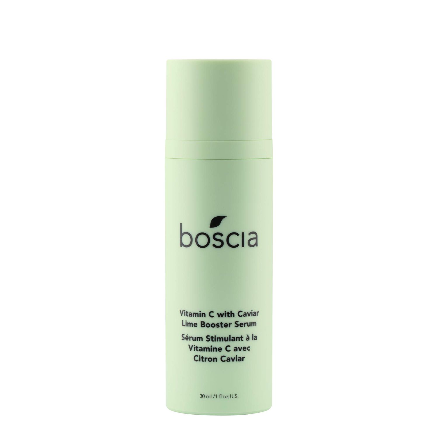 boscia Vitamin C with Caviar Lime Booster Serum - Vegan, Cruelty-Free, Natural &amp; Clean Skin Care - Vitamin C Serum with AHA-Rich Caviar Limes - For All Skin Types - 1 fl oz