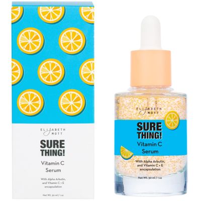 Elizabeth Mott Sure Thing Vitamin C Serum for Face - Combats Signs of Ageing, Uneven Skin Tone, Fine Lines &amp; Wrinkles, Vegan and Cruelty Free All-in-One Skincare Product, 1 fl oz