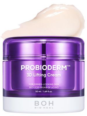 BIOHEAL BOH Probioderm 3D Lifting Cream 1.7 fl oz | Advanced Korean Anti-Aging Probiotic Night Moisturizer with 17-Peptide Complex &amp; Patented Probioderm for Fine Lines and Wrinkles on Face and Neck