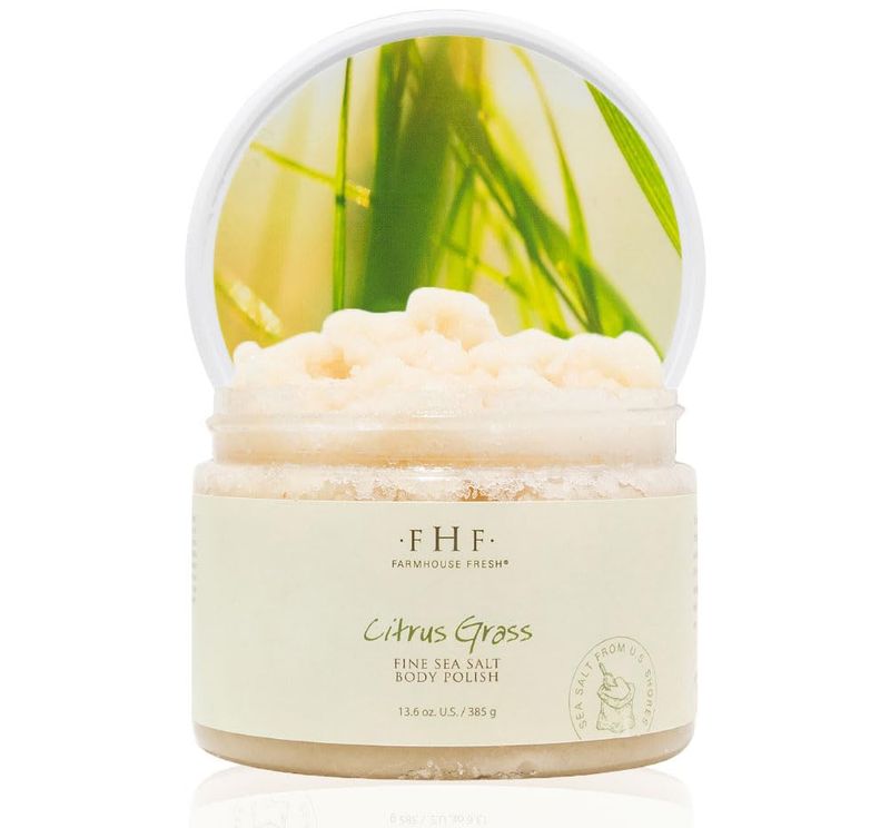 FarmHouse Fresh Citrus Grass Fine Sea Salt Body Polish