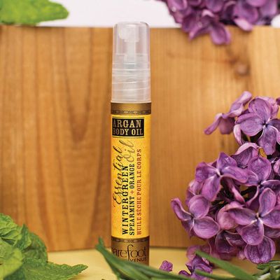 Barefoot Venus Mustard Bath Essential Oil Bundle: Instant Hand Repair (3 oz), Mini Instant Hand Repair (1 oz), Argan Body Oil (0.27 oz)