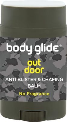 Body Glide Outdoor Anti Chafe Balm 1.5oz: Fragrance free anti chafing stick trusted in basic training, endurance sports &amp; everyday life. Use on neck, shoulders, chest, butt, groin, thighs &amp; feet