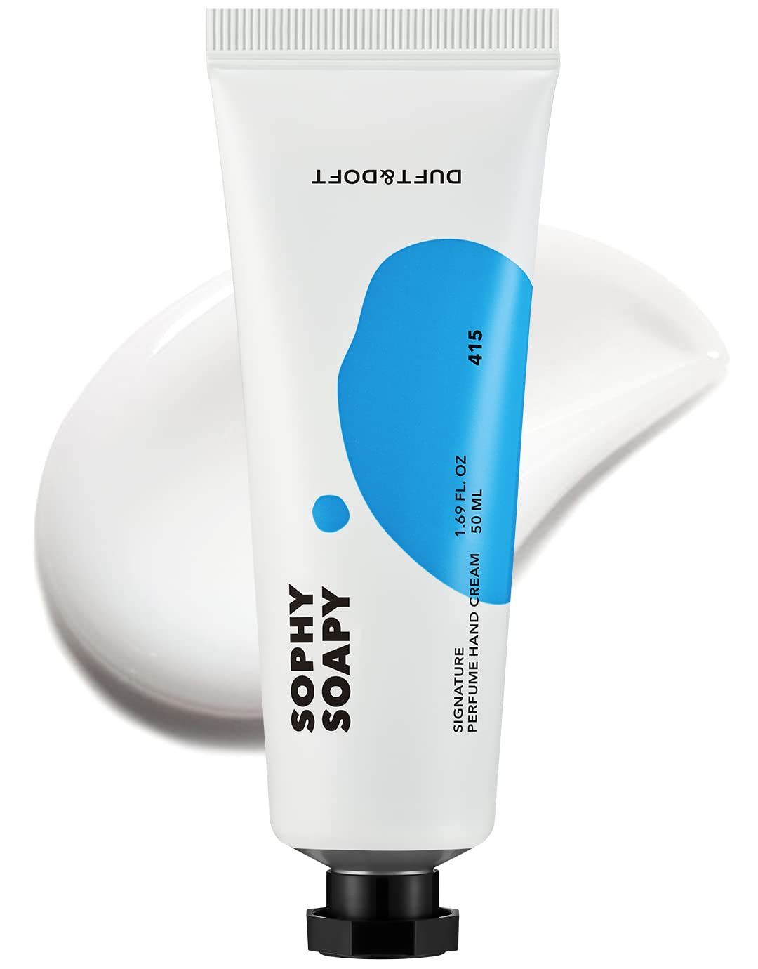 DUFT&amp;DOFT Sophy Soapy Signature Perufume Nourishing Hand Cream, Non-greasy, Refreshing Hydration, Shea Butter, Vitamin E, Feel-Good Fragrance - 1.69 oz.