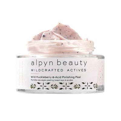 Alpyn Wild Huckleberry 8-Acid Polishing Peel | Double Exfoliating Peel Mask to Visibly Smooth &amp; Brighten Skin While Refining the Look of Pores | 1.7 oz / 50 ml