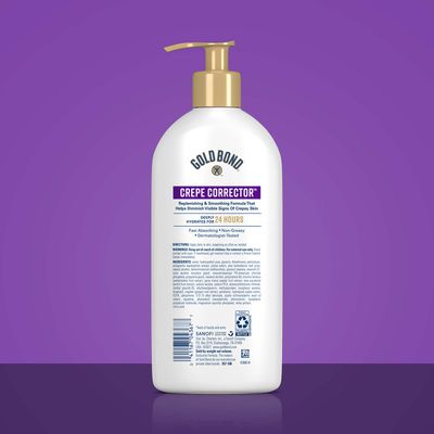 Gold Bond Age Renew Crepe Corrector Body &amp; Face Lotion, Replenishing &amp; Smoothing Formula, 14 oz., Packaging may vary